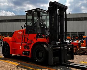 Дизельный вилочный погрузчик 16 тонн GROS LG160DT, центр тяжести 900 мм (завод LONKING, двигатель YUCHAI)